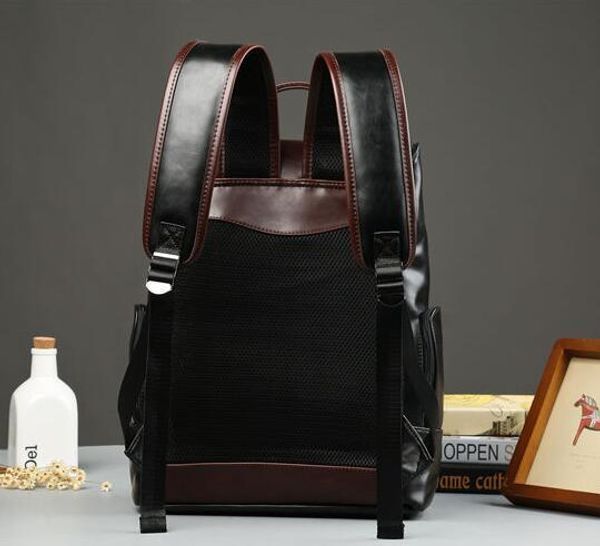 

factory sales brand package upgrade han edition college students bag wind hitting scene of england tourist leather men backpack
