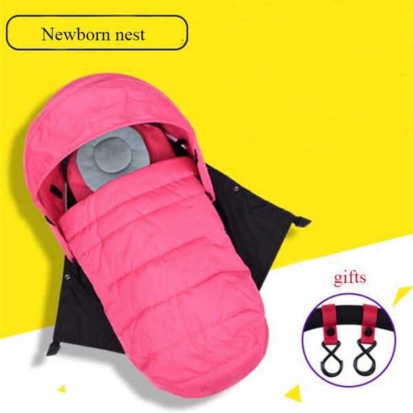 

новорожденный детская коляска спальный мешок 0-6м младенцы зима рождения гнездо корзина fit vovo yuyu детские коляски коляска аксессуары теп