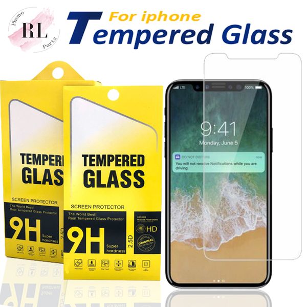 

screen protector for iphone 11 pro xs max x xr 7 8 tempered glass for samsung j7 j5 prime with paper box