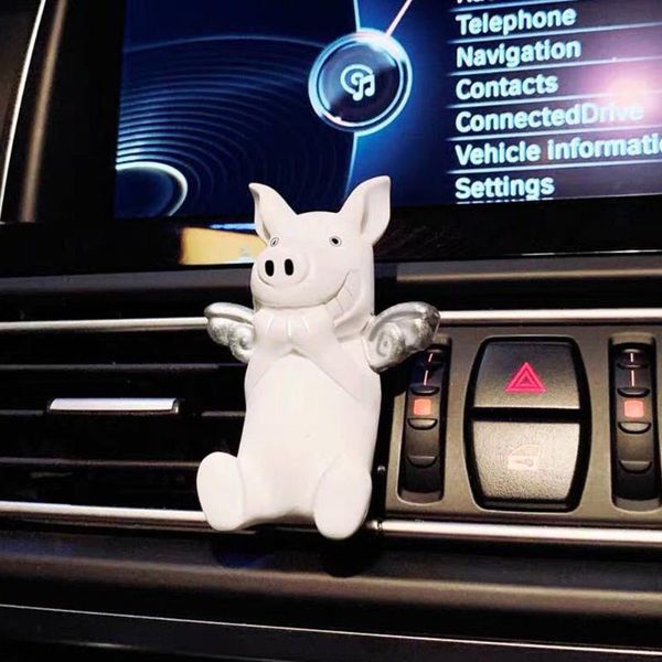 

cute accessories interior freshener cartoon pig decoration perfume diffuser gift air outlet with clip styling car ornament