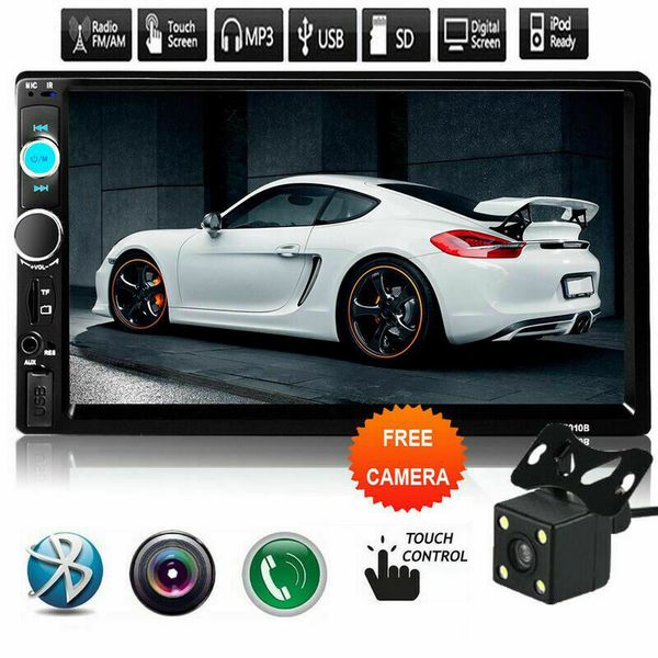 

7inch hd 2din touch creen car tereo mp5 player radio android io u b tf camera bluetooth u di k tf card aux play