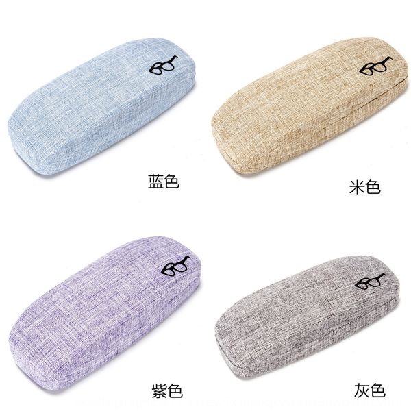 

fine linen high-grade metal optical packaging plate case case myopia glasses box myopia glasses box