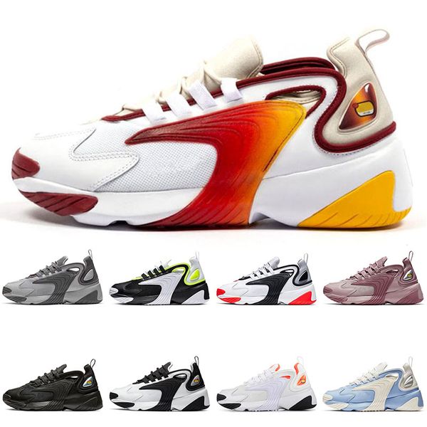 

2020 mens zoom 2k red light orewood sport shoes for women grey infrared hyper crimson black volt creamy white royal blue designer trainers, White;red