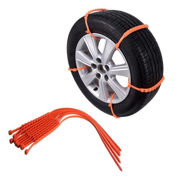 

carprie snow chains anti-skid tire chain winter anti-skid chains for car suv snow mud wheel tyre thickened tire 10pcs 90716