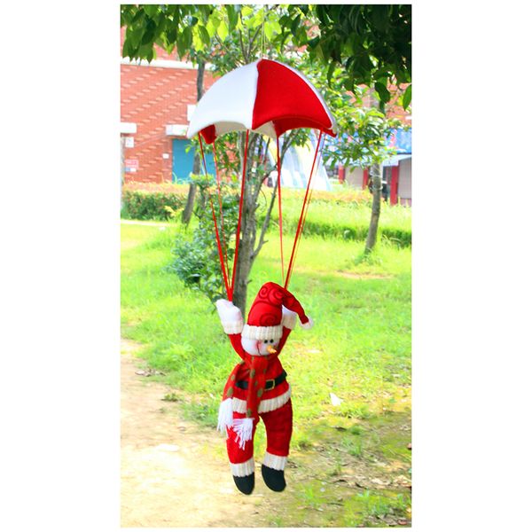 

christmas hanging ornament new year decoration ceiling parachute santa claus snowman pendant decorating home office l school