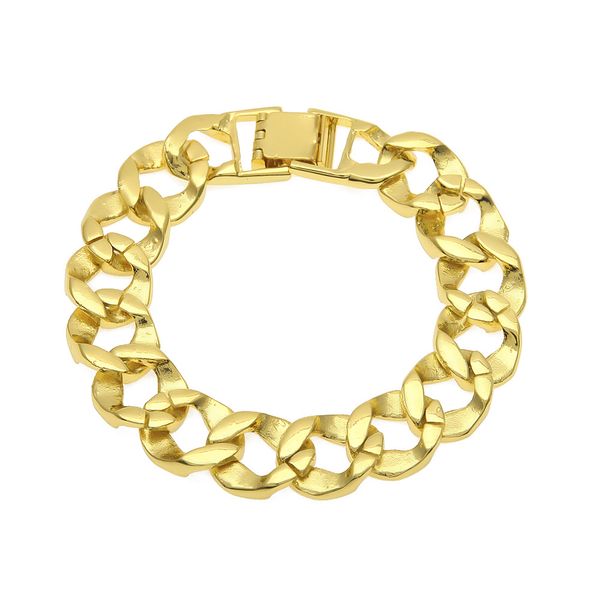 

hip hop cuba chain mens bracelet drilling miami chain full diamond necklace with bracelet, Silver