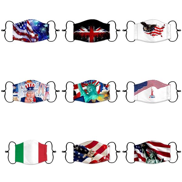 

designer face mask 3 layer ear-loop dust mouth mask er non woven designer dust maske soft breathable dustproof adults facem #4911