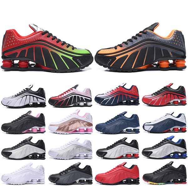

New arrival hox r4 running hoe for women men dynamic yellow black metallic og racer blue challenge red men trainer de igner neaker