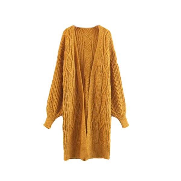 

winter autumn long female cardigans lantern sleeve casual knitted poncho sweaters oversized long cardigans, White