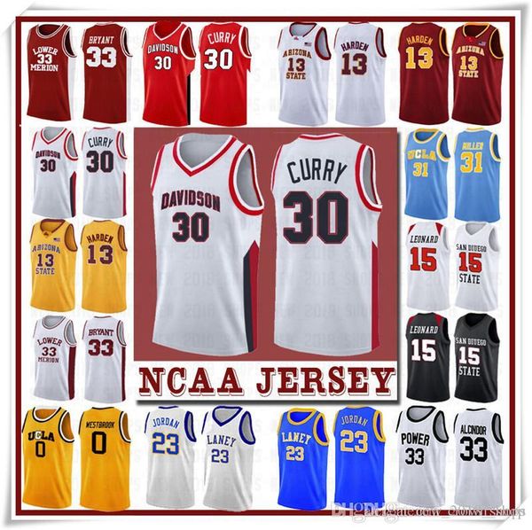 

ncca jersey kawhi leonard james wade iverson men durant 13 harden curry stephen college basketball jerseys russell westbrook men17, Black;red