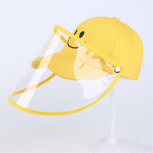

children's anti-fog dust hat fisherman's anti-droplets 2 in 1 hat for kid anti spittle cover full face eye protect hat mask