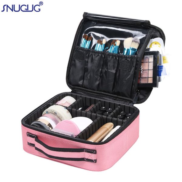 

new makeup case professional beauty brush women cosmetic suitcase waterproof make up organizer travel storage bags for manicure cy200518