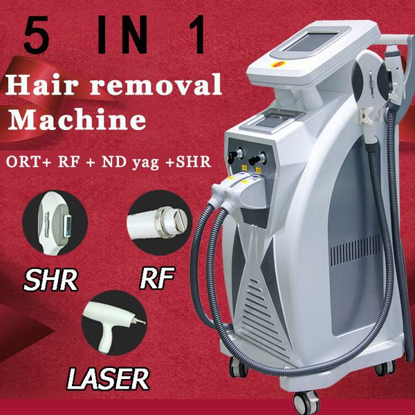 

ipl light hair removal machine nd yag laser pigmentation tattoo removal laser skin rejuvenation acne treatment beauty equipment, Black