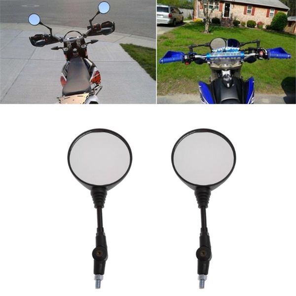 

universal 1 pair folding motorcycle side rearview mirror 10mm for yamaha