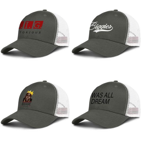 

notorious b.i.g biggie hip hop rap mens and womens adjustable trucker meshcap golf sports custom original baseballhats biggie smalls of, Blue;gray