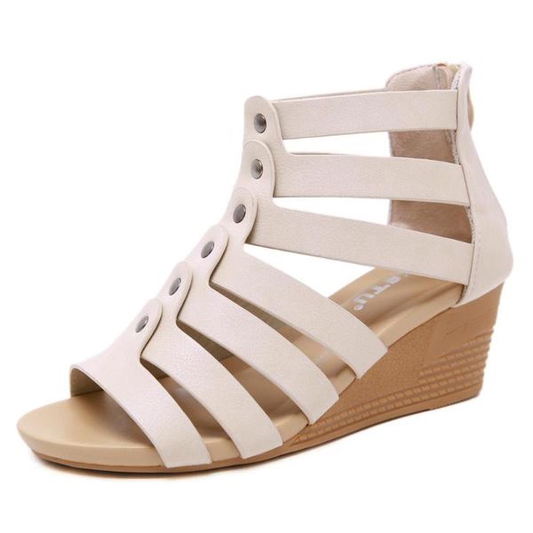 

comfort shoes for women sandals closed heel suit female beige med large size 2020 women's wedge espadrilles platform, Black