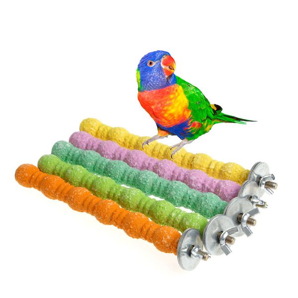 

16cm bird toys clib chew parrot grinding stand perches cage cockatiel parakeet yy56