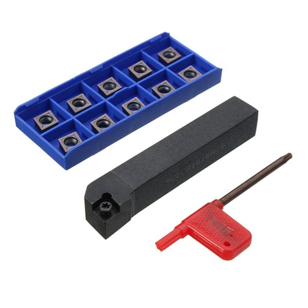 

metal ccmt09t304 carbide inserts sclcr1616h09 lathe toolkit t15 wrench
