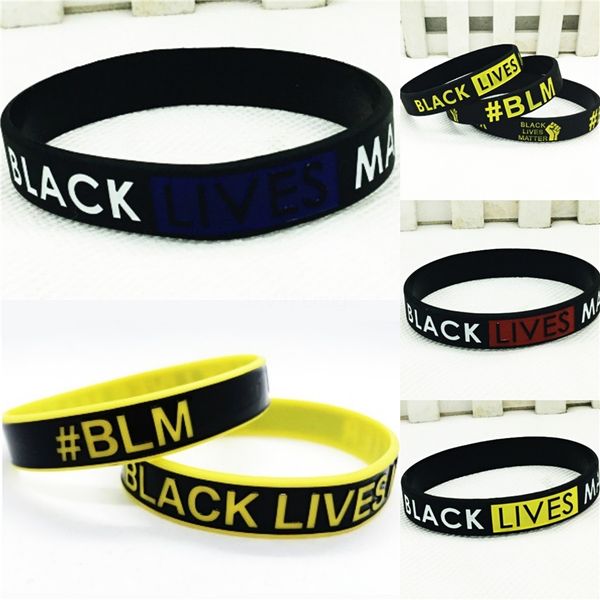 

black lives matternew classic design online colorful real leather silver stainless steel buckle bracelet 6 1 pcs set #14073