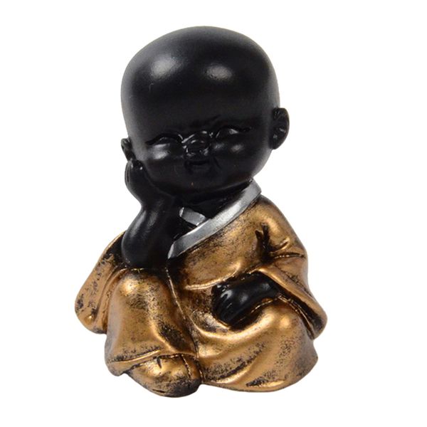 

cute buddha statue monk figurine tea pet decorative ornaments kongfu monk