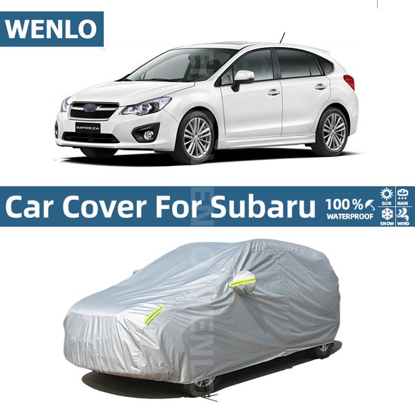 

waterproof full car covers outdoor sun uv dust rain snow protection for xv outback forester wrx sti levorg
