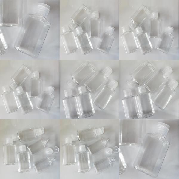 

0 eco bottle size storage reusable empty jars transparent friendly bottles sanitizer plastic hand 60ml packing travel filp cosmetic 59yj xlj