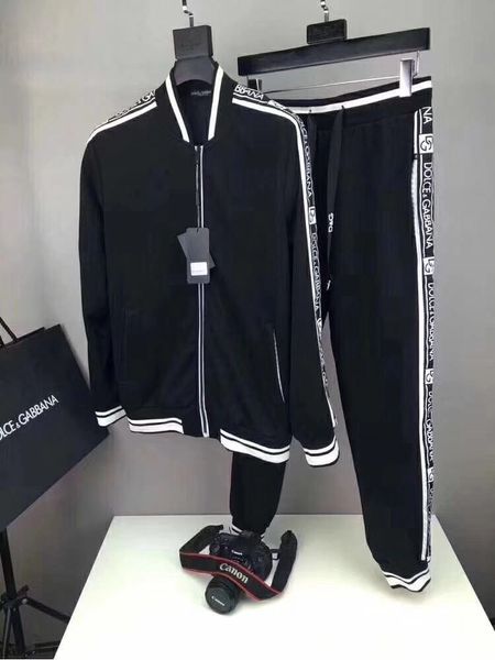 

De igner track uirt fa hion brand men track uit et new arrival port weat hirt ca ual autumn men zipper jacket and long pant