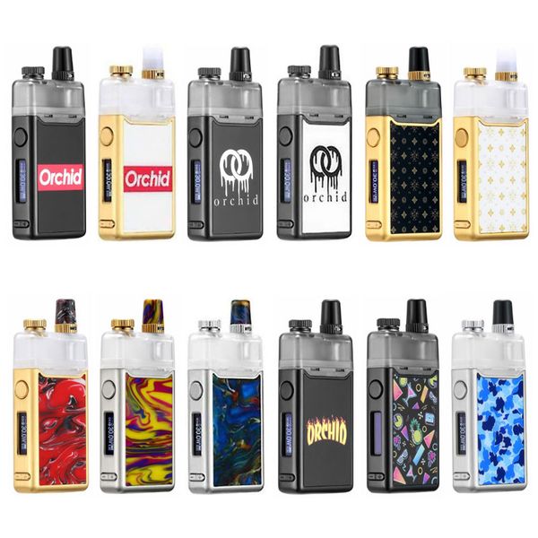 

Original Orchid IQS Pod Kit 950mAh Built-in Battery 3ml vape cartridges Airflow Control 0.8ohm Mesh Coil Head For MTL DL Vaping