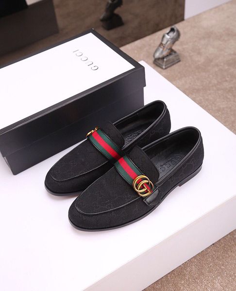 

19ss fashion pointed toe business dress shoes men loafers leather oxford shoes for men formal mariage slip on wedding party shoes, Black