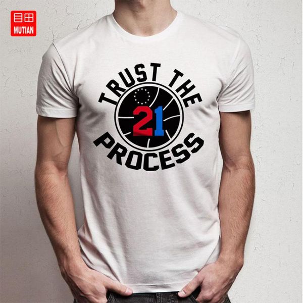 

royal joel embiid philly trust the process t shirt, White;black