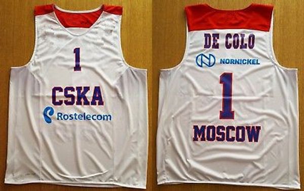 

#1 nando de colo jersey camiseta canotta trikot basketball jersey retro customize any size number and player name xs-6xl vest jerseys, Black;blue