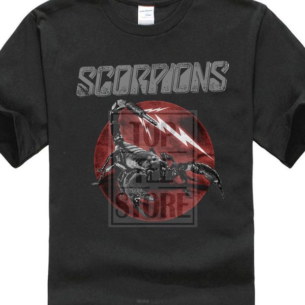 

scorpions logo shirt s m  xl xxl tshirt official rock band t shirt new, White;black