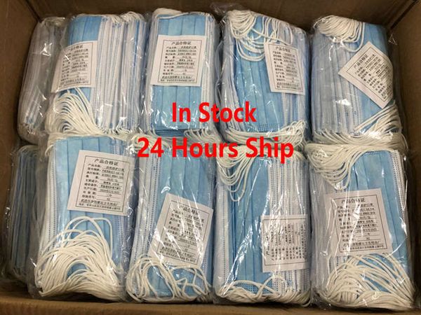 

In Stock!Disposable Mask 3 Layers Dustproof face Mask Facial Protective Cover Masks Set Anti-Dust Mask DHL Shipping 5000pcs