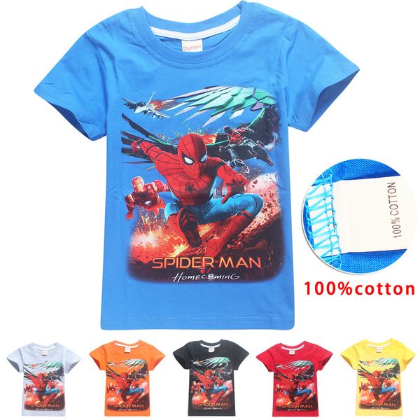 magliette spiderman bambino