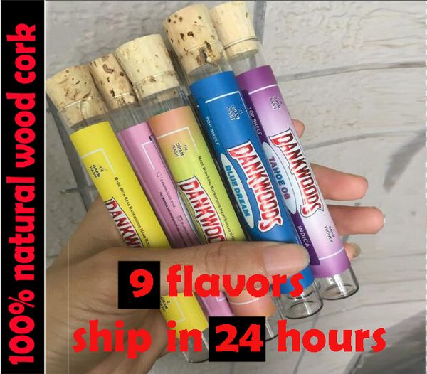 

custom stickers glass tube w/ cork - 120mm blunt/joint tube glass for pre-rolled backwoods dankwoods caliwoods cork tube packaging