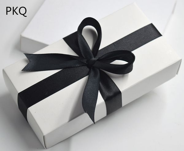 

10pcs kraft paper carton boxes large gift box black white gift box lid cardboard paper big packaging boxes cosmetic packing