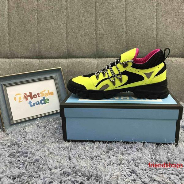 

fluorescence yellow flashtrek sneaker include designer shoe mountain climbing casual shoes men womens hiking shoes reflective
