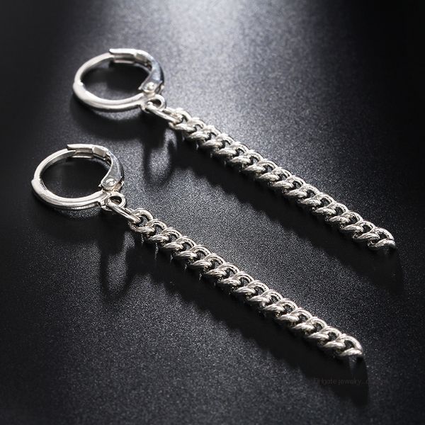 

Punk Style Simple Chain String Drop Earrings Bts Jinmin Korean Style Long Earrings Statement Earrings Gift Hiphop Jewelry E0408