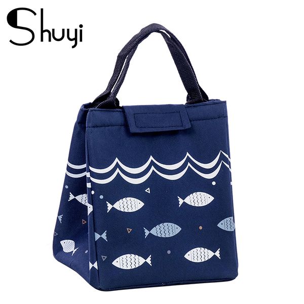 

сгущает сумочка обед мешок студент изолированный ланч бокс изоляционный мешок открытый изоляция свежесть пикник, Blue;pink