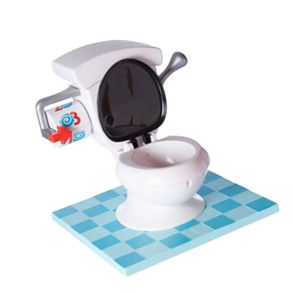 

funny toilet spraying water game mini toilet gadgets gag toy gifts