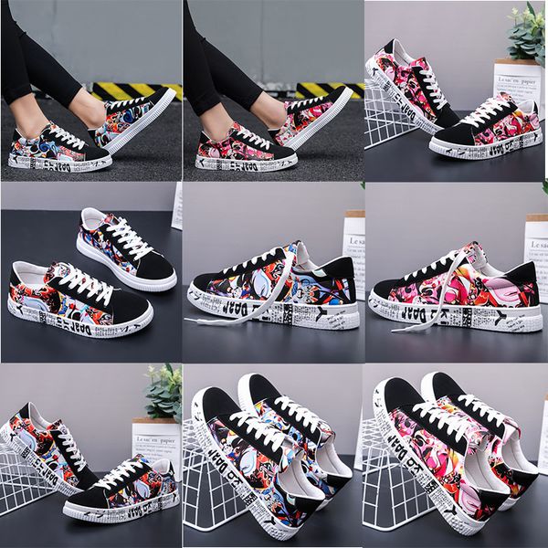 

platform men women skateboard shoes balck red white comfortable fashion classical designer trainers sneakers outdoor shoes size 36-44, White;red