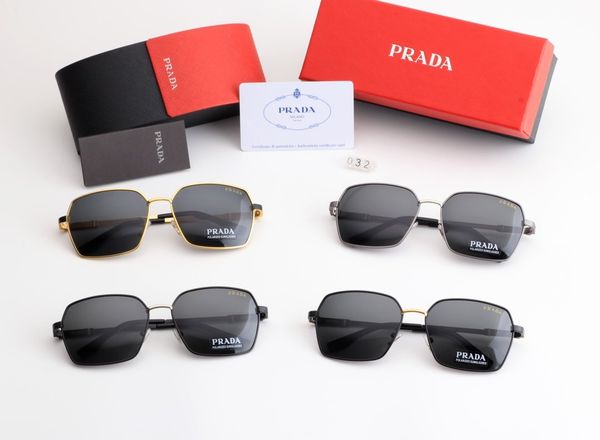 

032# men fashion designerluxury sunglasses polarized brandglasses outdoor casual sunglasses mens luxury sunglass 4 color 2020435k, White;black