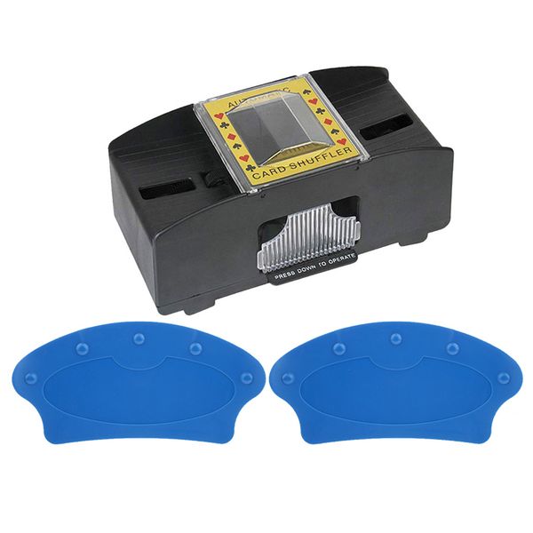 

pro 2 deck automatic card shuffler party classic poker electric shuffling