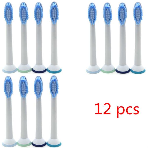 

new fashion 12pcs electric toothbrush heads replacement for child children use fits for philips sonicare kids hx6044