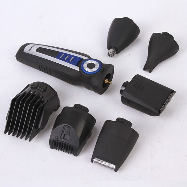 

kemei 6 в 1 электрический триммер для стрижки волос машинка для стрижки волос аккумуляторная бритвенная машина стрижка волос триммер для бор