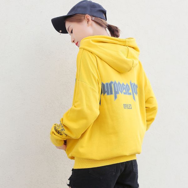 

ulzzang street style letter printing hoodies sweatshirts schoolgirl spring harajuku lolita style women plus size hoodies, Black
