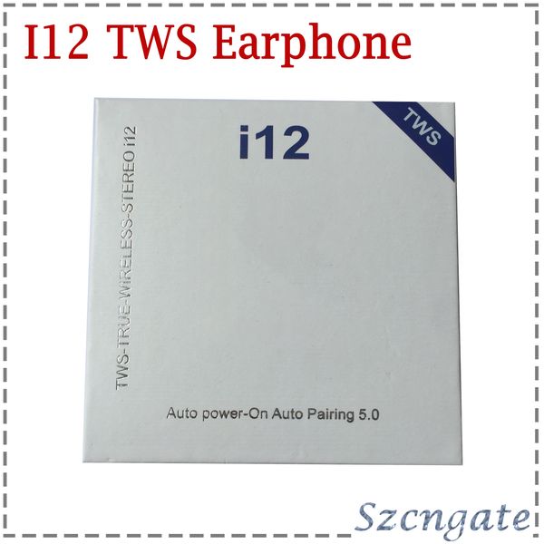 

I12 TWS технологии Bluetooth: 5.0 Беспроводная связь Bluetooth наушники поддержки выскочит окн