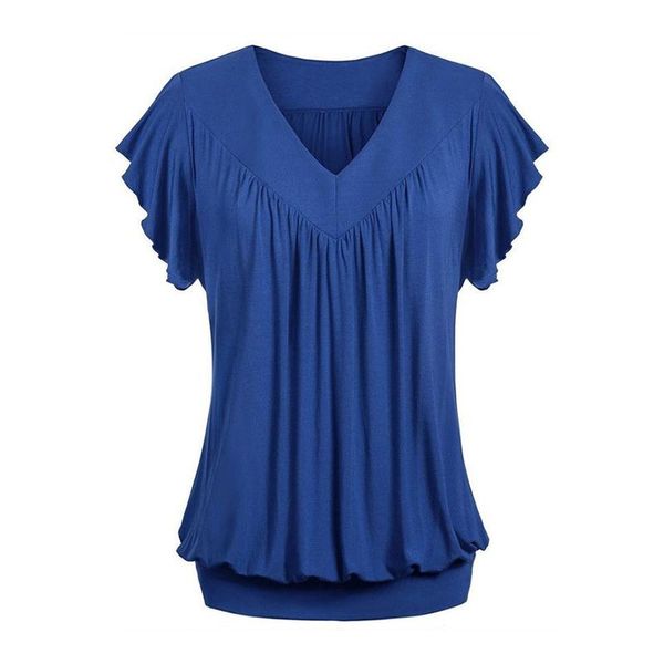 

5xl oversized t shirt female v neck plus size short sleeve loose t-shirts women casual ladies elegant tee shirts breathable, White