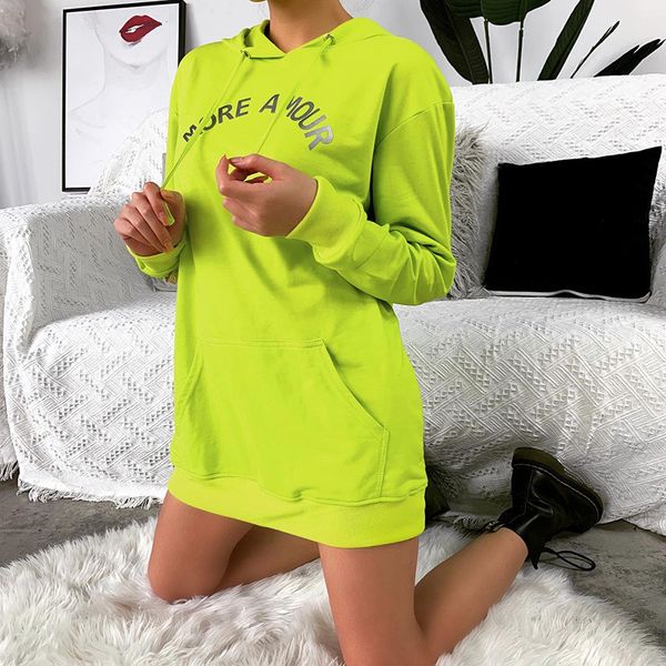 

париж девушка европа америка прилив бренд толстовка взрыв модели светоотражающие буквы мода толстовка женщины толстовки, Black