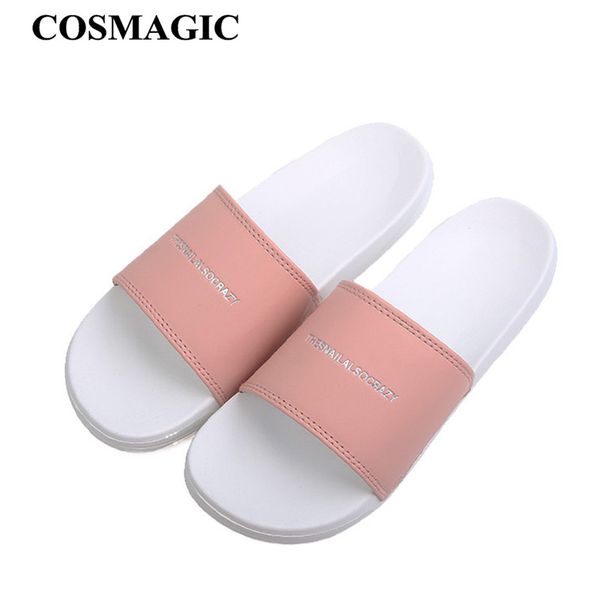 

cosmagic 2019 new summer indoor shower slipper anti-slip bathroom house floor pool outside beach gym quick drying slipper, Black